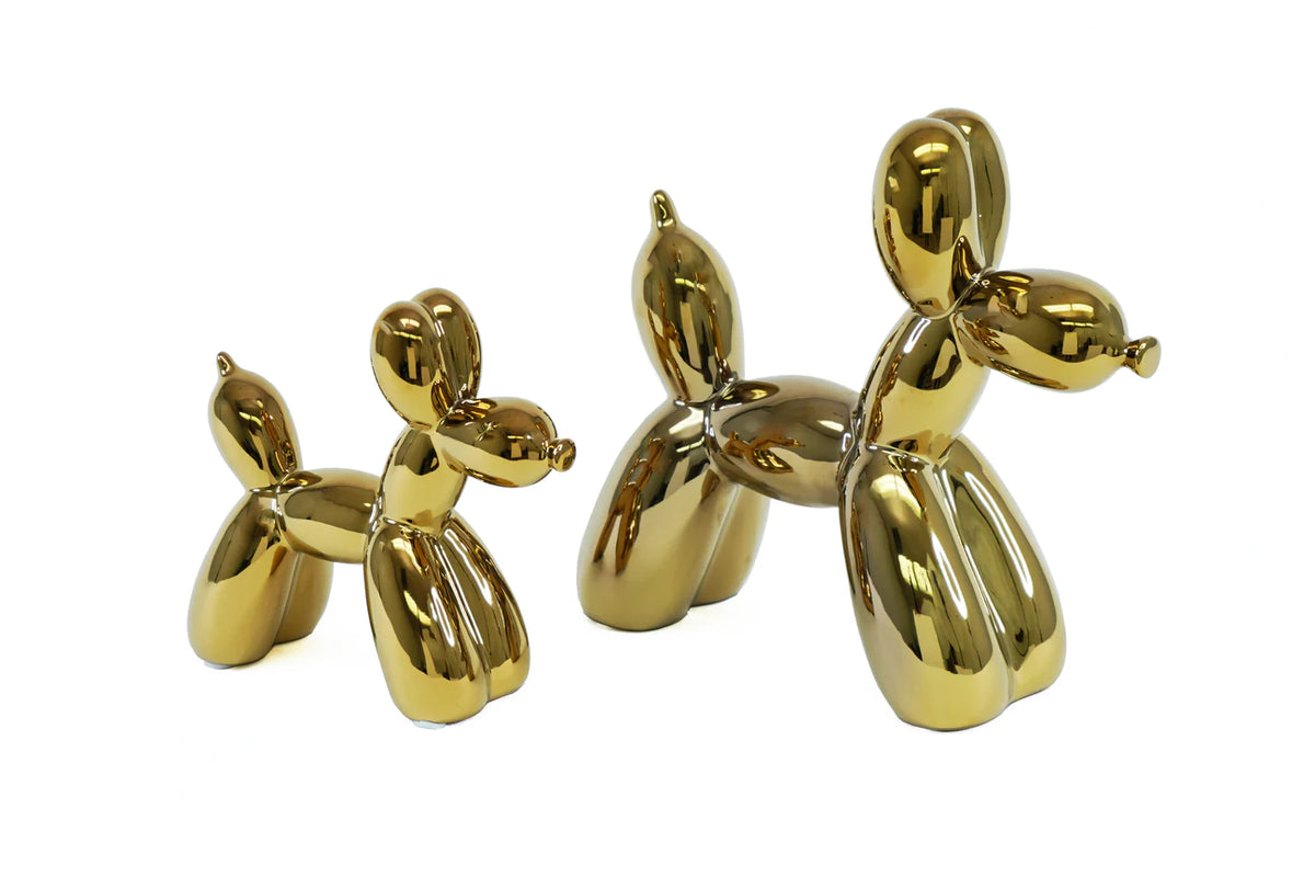 2pc Ballon Dog Sculpture
