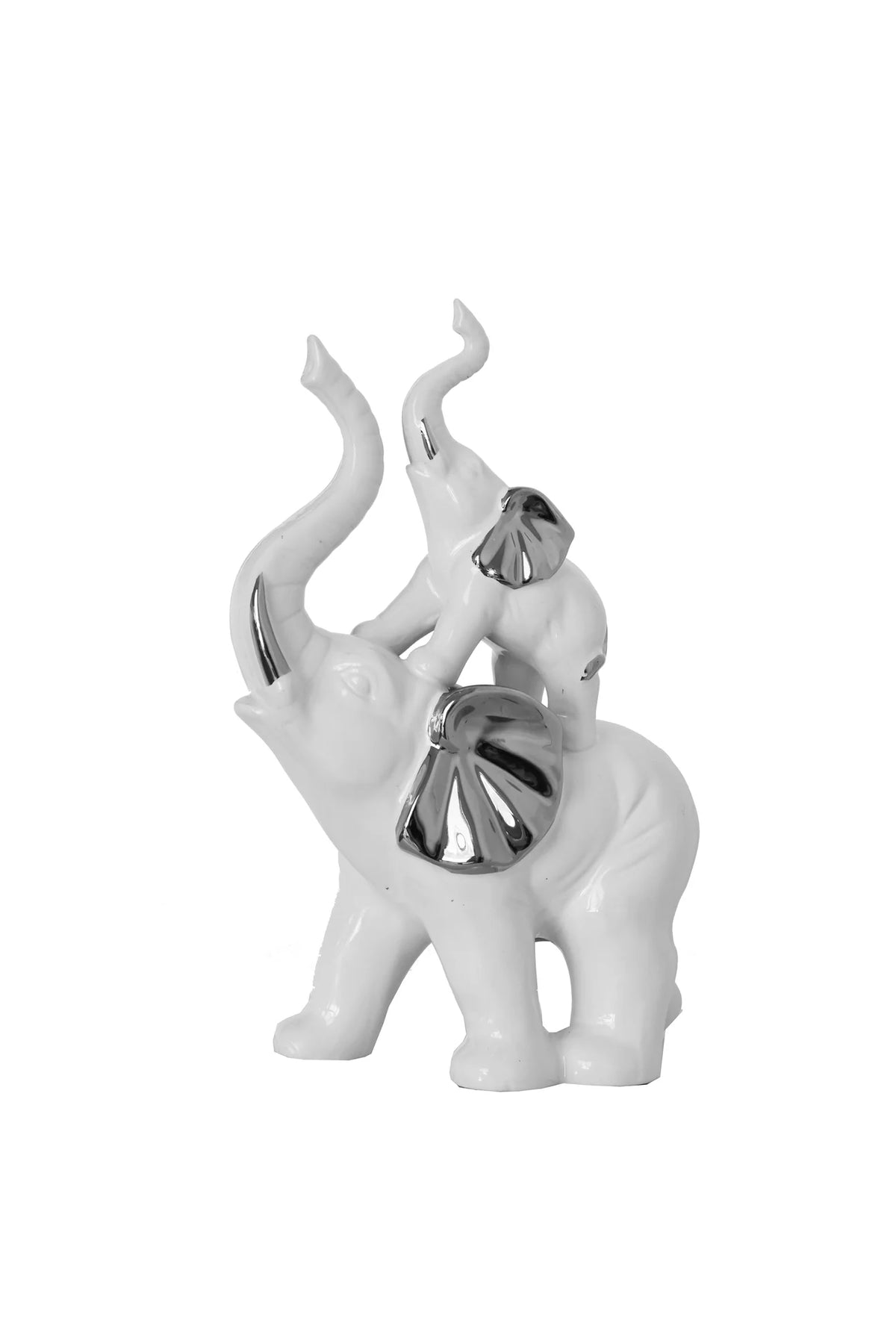 Elephant W/Baby Sculpture