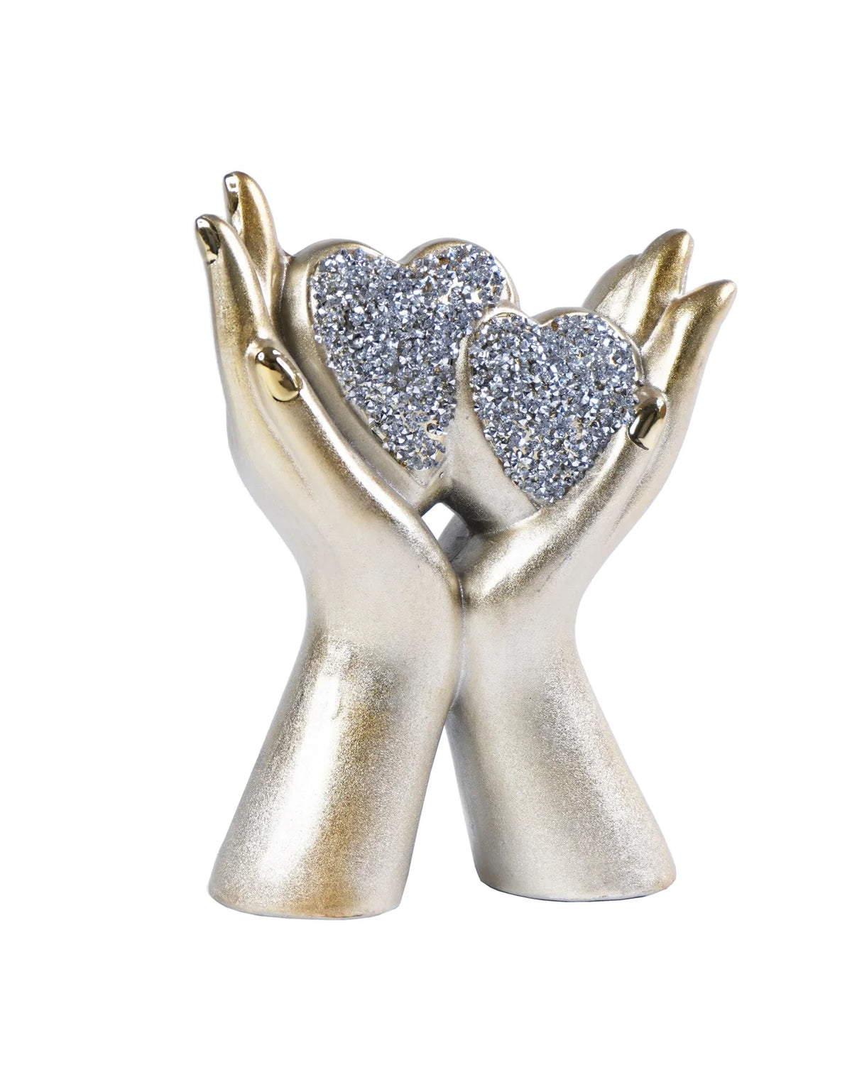 Hands Holding Diamond Heart