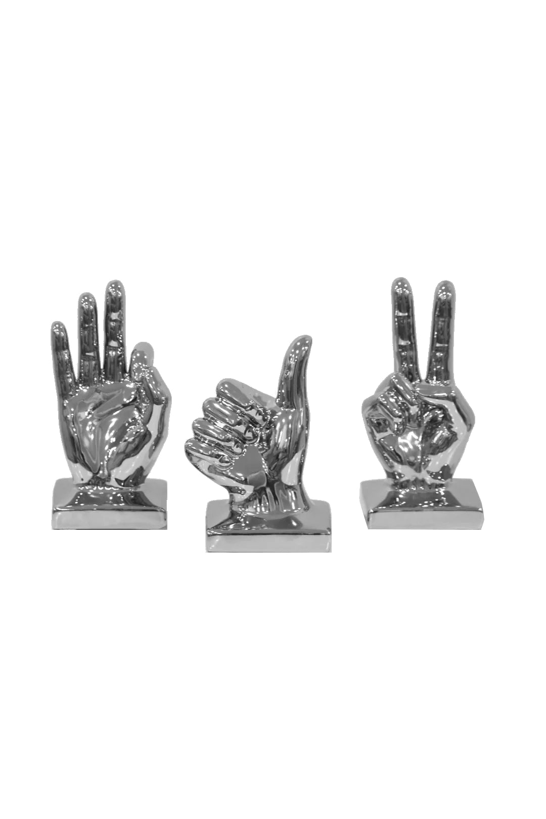 3pc Hand Signs Set
