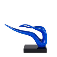 SAGGITA ABSTRACT SCULPTURE // BLUE SILVER OR BLACK