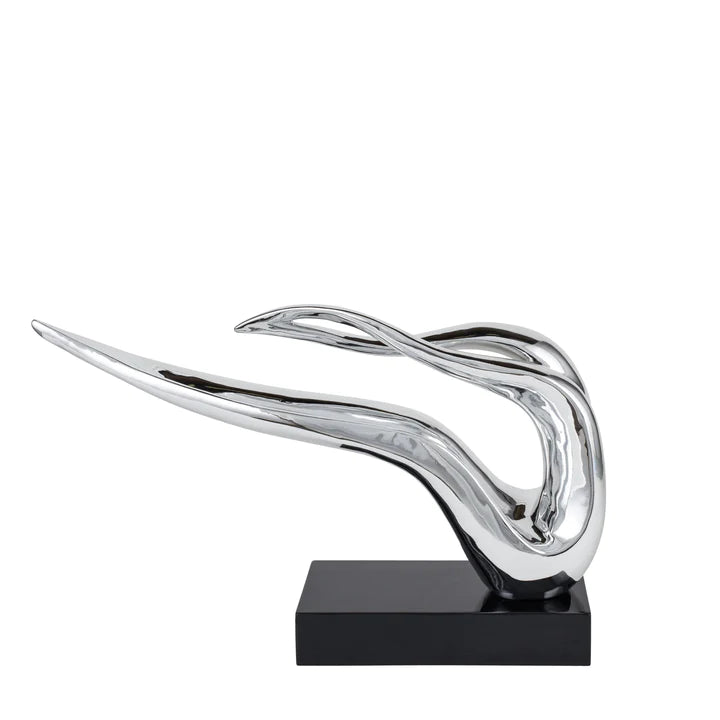 SAGGITA ABSTRACT SCULPTURE // BLUE SILVER OR BLACK