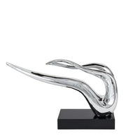 SAGGITA ABSTRACT SCULPTURE // BLUE SILVER OR BLACK