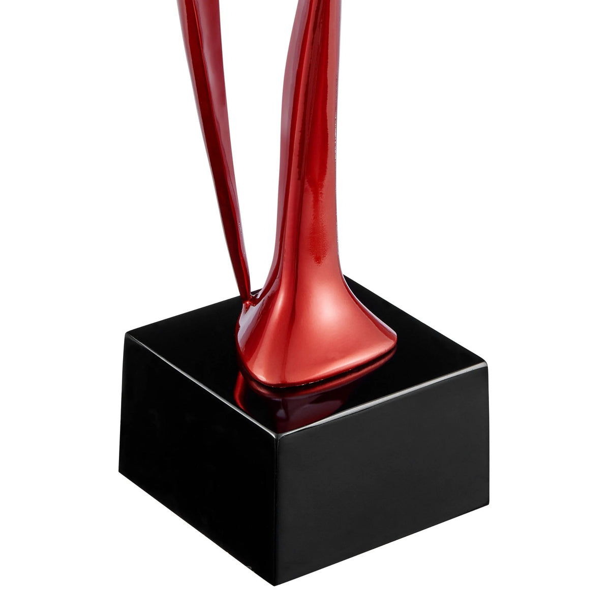 ALLEGRA 32.5-INCH SCULPTURE - METALLIC RED OR GREY