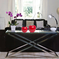 SET OF 2- RED WINE OR RED DECORATIVE CHERRY