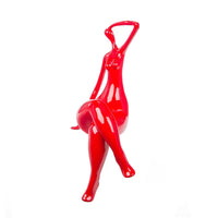 ISABELLA SCULPTURE // SMALL METALLIC RED , RED OR WHITE