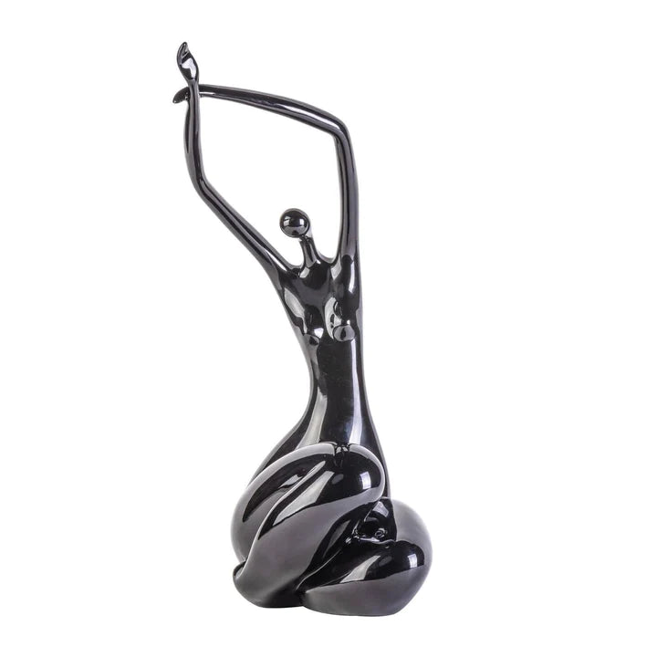 ELIZABETH SCULPTURE // LARGE GOLD LEAF,GOLD,METALLIC RED,BLACK