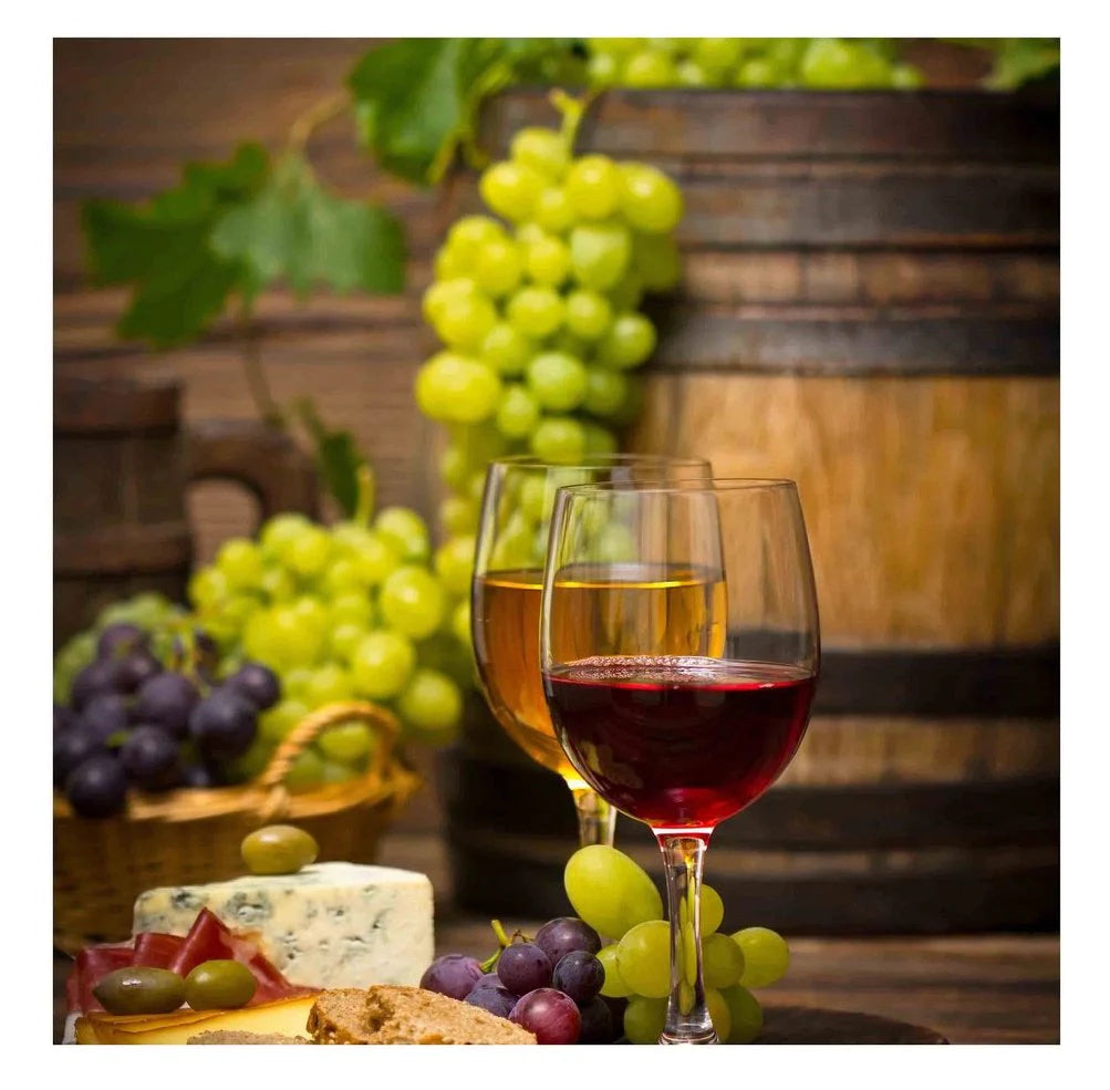 Kitchen Wine Glass Wall Art