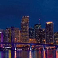 Miami glass art 3 pc set