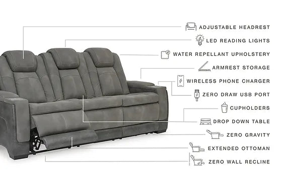 LIVING ROOM SET RECLINER