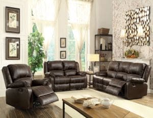 Living room set recliner