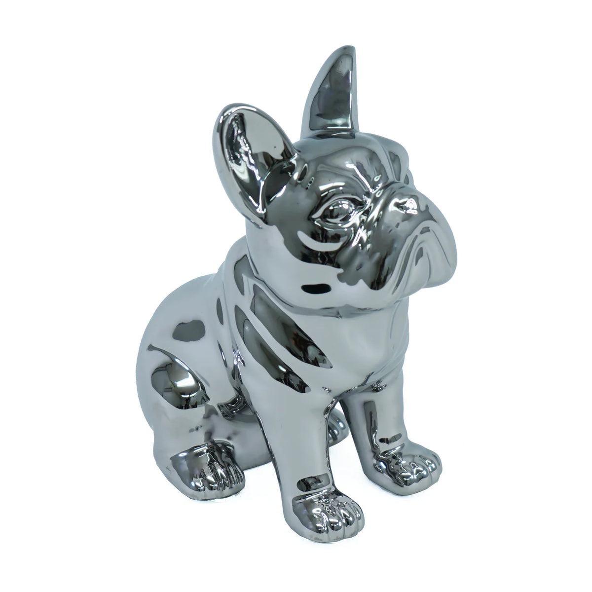 Ceramic Bulldog Sculpture