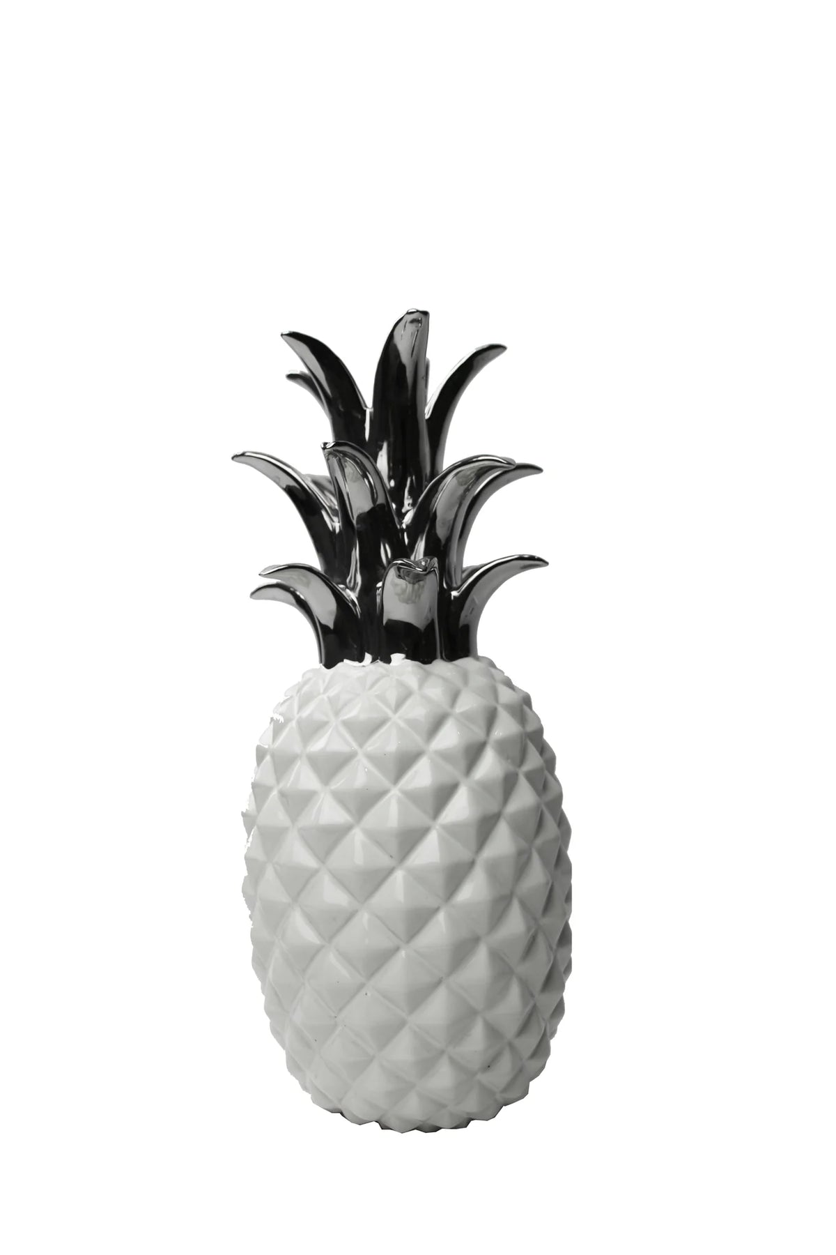 White Pineapple Sculpture