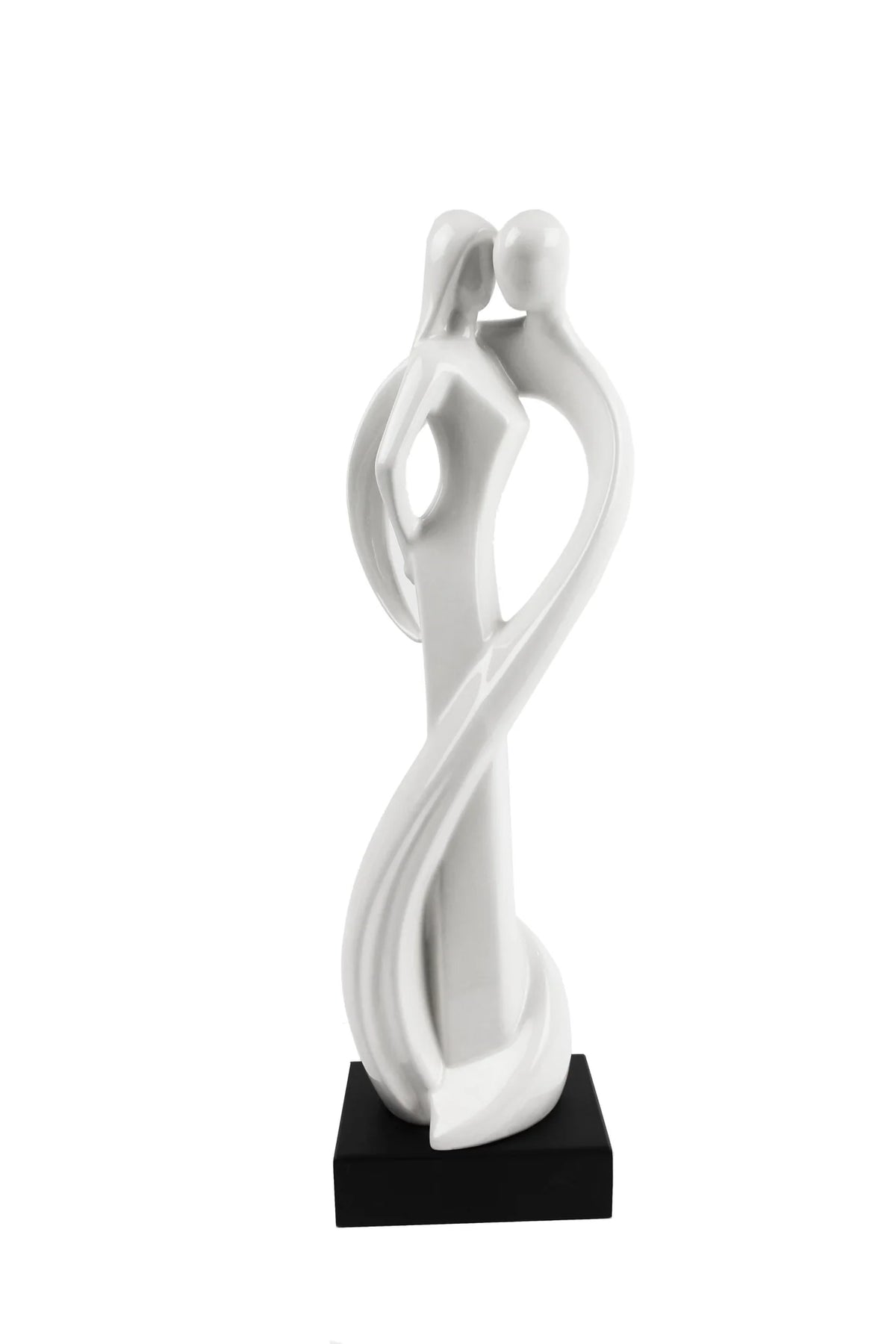 Standing Couple White Sculpture