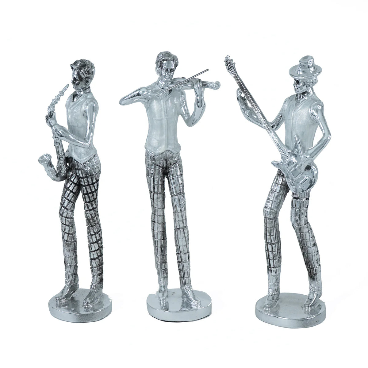 Silver Standing Musicians