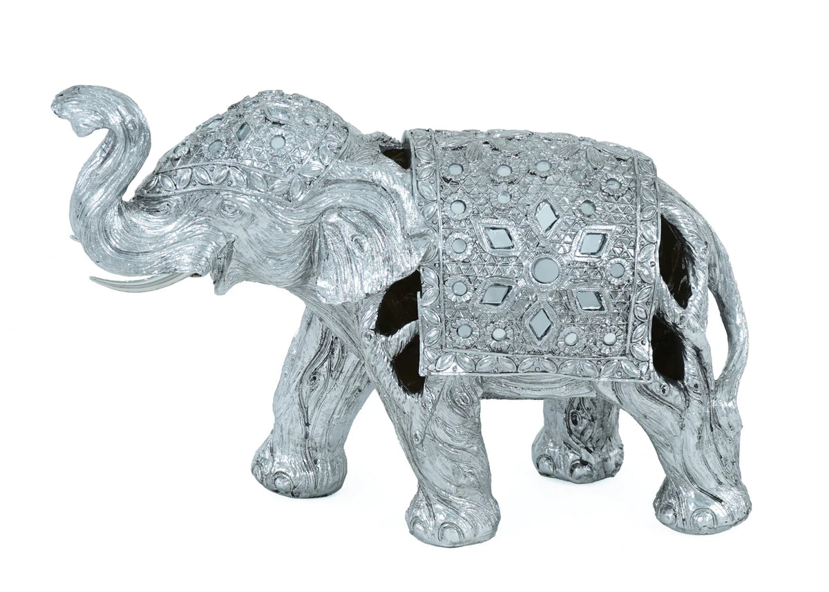 Silver 13" Elephant