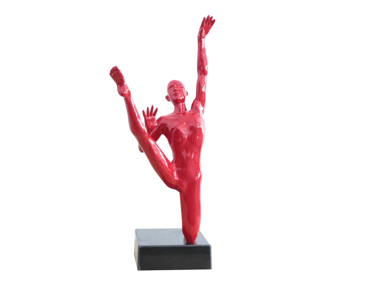 Stretching Man Sculpture