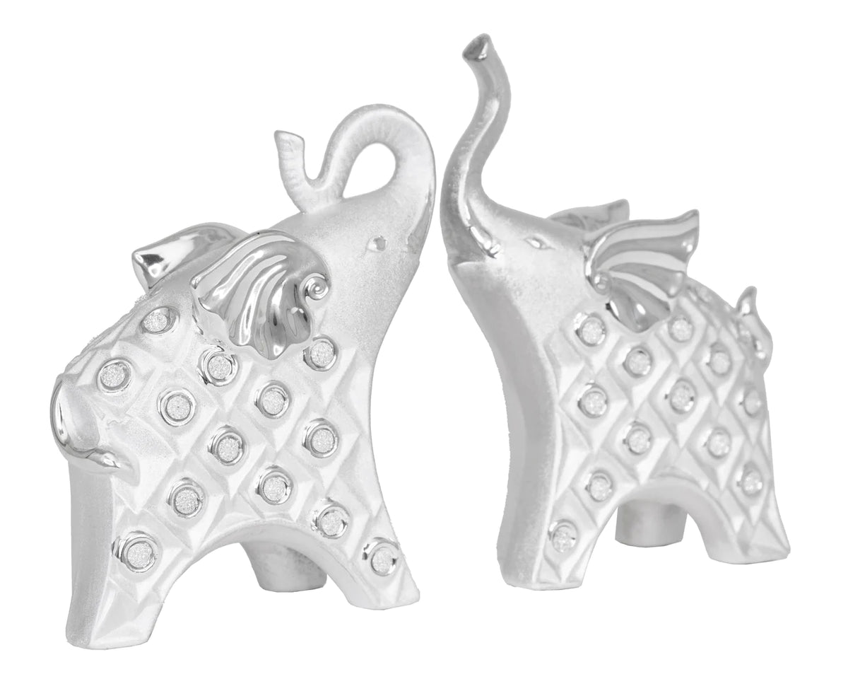 2pc Elephant Set Decor