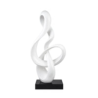 ANTILIA TREBLE ABSTRACT SCULPTURE - LARGE WHITE AND SMALL WHITE