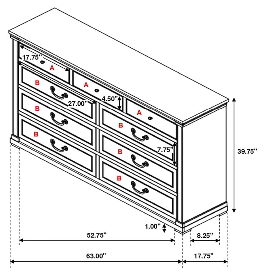 Dresser-mirror-chest