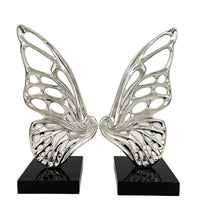 BUTTERFLY WINGS CHROME SCULPTURE
