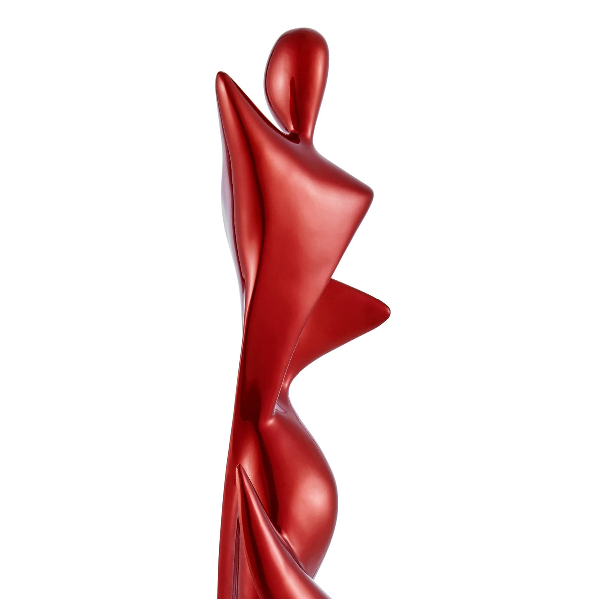 ALLEGRA 32.5-INCH SCULPTURE - METALLIC RED OR GREY