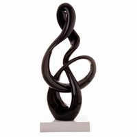 ANTILIA TREBLE ABSTRACT SCULPTURE - LARGE BLACK