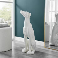 GREYHOUND SCULPTURE // MATTE WHITE OR BLACK