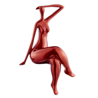 ISABELLA SCULPTURE // SMALL METALLIC RED , RED OR WHITE