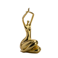 ELIZABETH SCULPTURE // LARGE GOLD LEAF,GOLD,METALLIC RED,BLACK