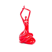 ELIZABETH SCULPTURE // SMALL METALLIC RED