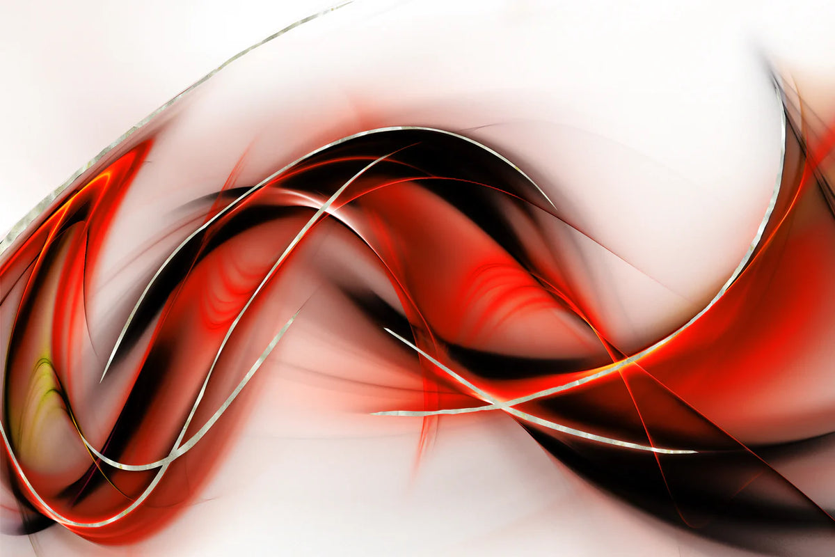 Red & Black Abstract