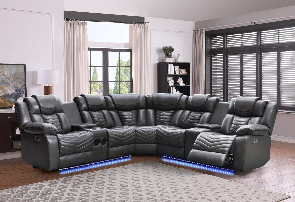 Sectional recliner