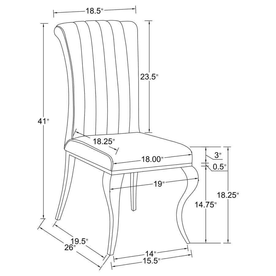 Dining room set 5 pc 81”