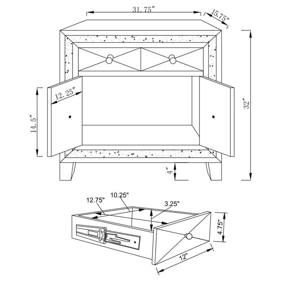 Accent cabinet