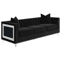 Velvet living room set