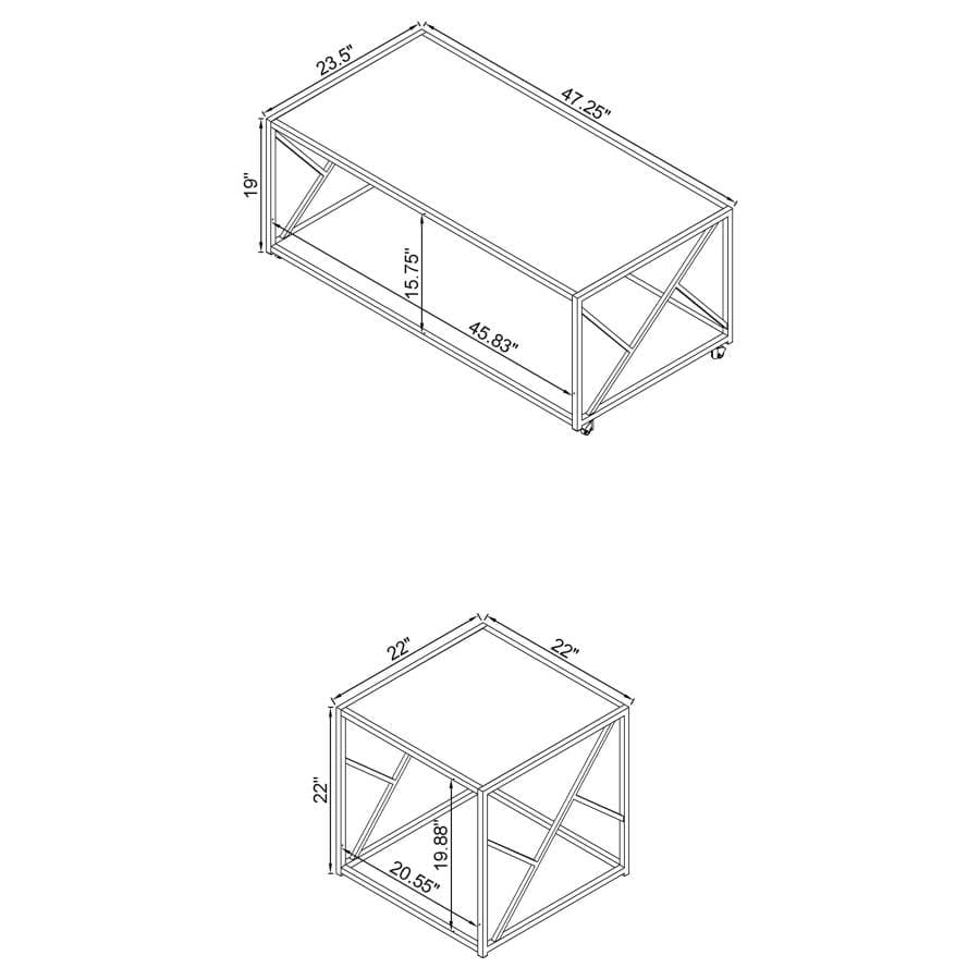 COFFEE TABLE 3 PC SET