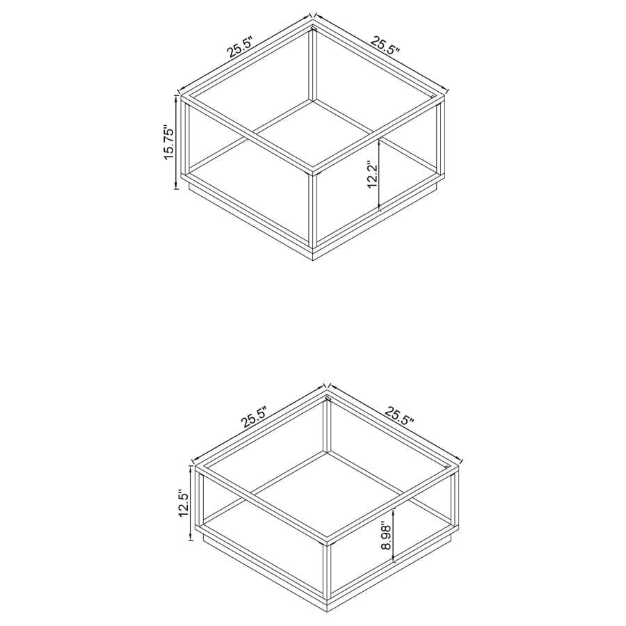 COFFEE TABLE 2 PC SET