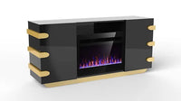 TV STAND WITH FIREPLACE