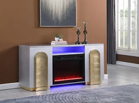 TV STAND WITH FIREPLACE