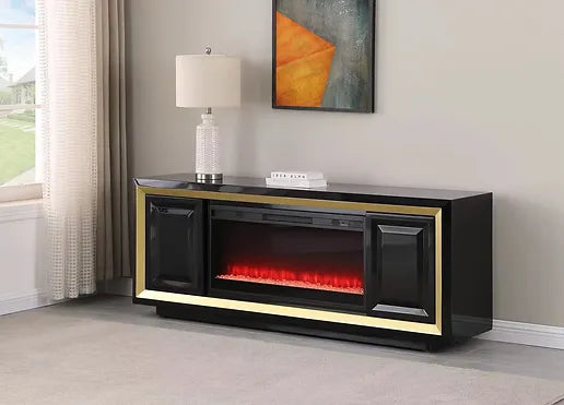 TV STAND WITH FIREPLACE