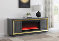 TV STAND WITH FIREPLACE