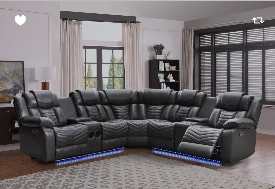 Sectional recliner