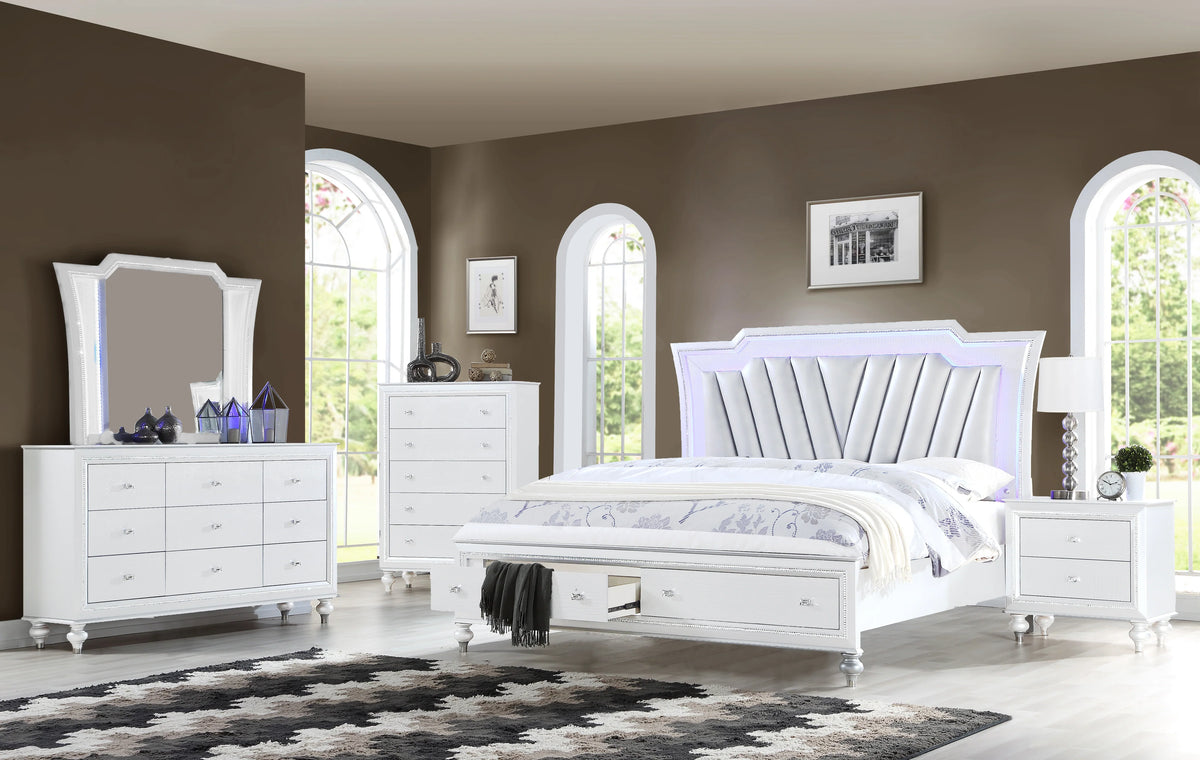 BEDROOM SET WHITE