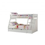 TWIN-FULL-FULL BUNK BED