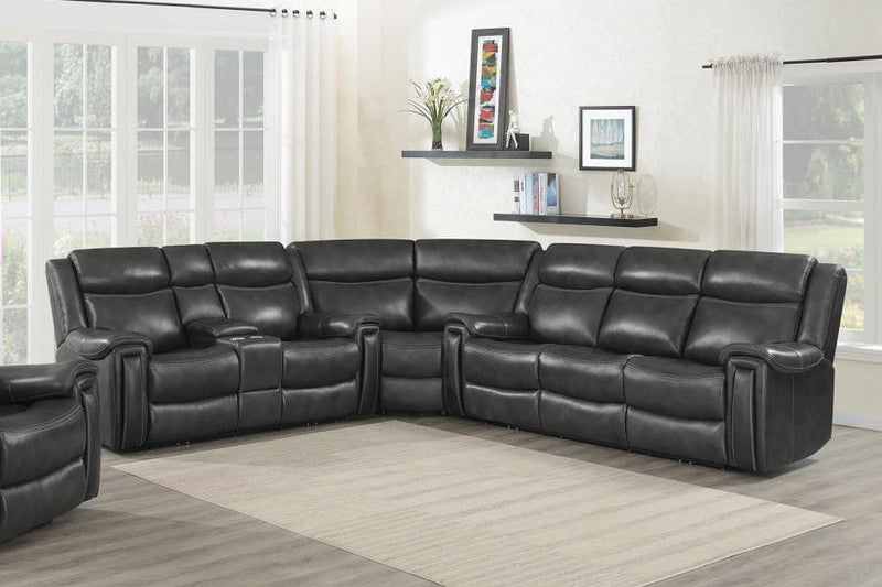2 POWER SECTIONAL RECLINES - FIVE STAR FURNITURE LIQUIDATION