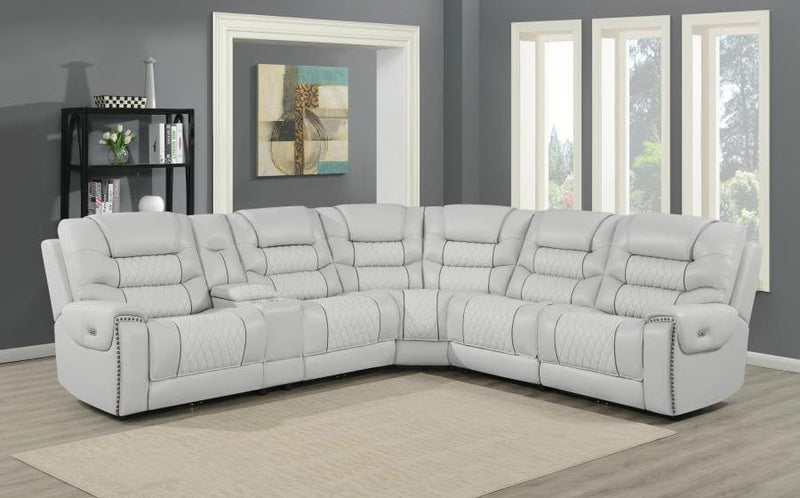 POWERS SECTIONAL RECLINER - FIVE STAR FURNITURE LIQUIDATION
