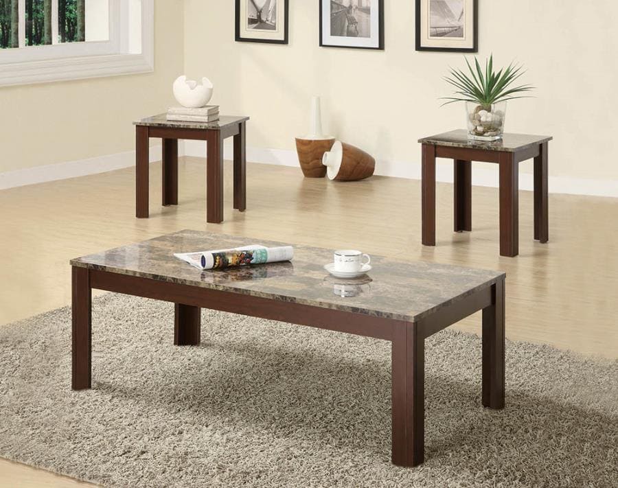 COFFE TABLE SET 3 PC - FIVE STAR FURNITURE LIQUIDATION