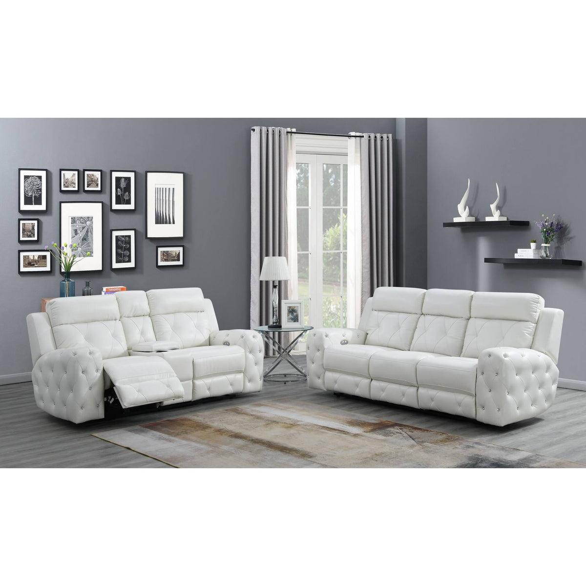 LIVING ROOM SET RECLINER